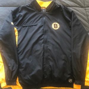 Reebok NHL Boston Bruins Coat Mens Size XL